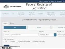 Sites similar to law.gov.au