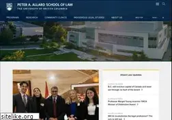 Sites similar to law.ubc.ca
