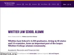 Sites similar to law.whittier.edu