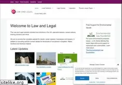 Sites similar to lawandlegal.co.uk