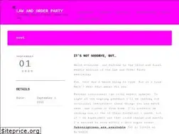 Sites similar to lawandorder.party