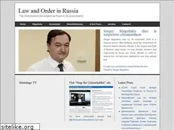 Sites similar to lawandorderinrussia.org