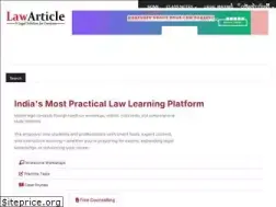 Sites similar to lawarticle.in