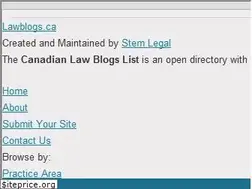 Sites similar to lawblogs.ca