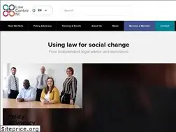 Sites similar to lawcentreni.org