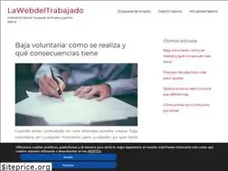 Sites similar to lawebdeltrabajador.com