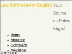 Sites similar to lawenforcementenglish.com