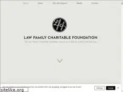 Sites similar to lawfamilycharitablefoundation.org