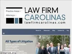 Sites similar to lawfirmcarolinas.com