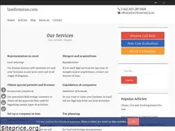 Sites similar to lawfirmiran.com