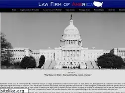 Sites similar to lawfirmofamerica.com