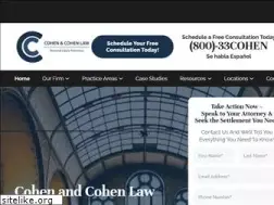 Sites similar to lawfirmofcohenandcohen.com