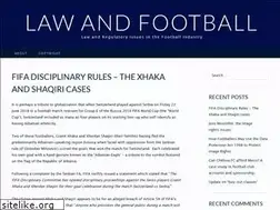 Sites similar to lawinfootball.wordpress.com