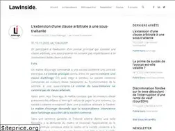 Sites similar to lawinside.ch