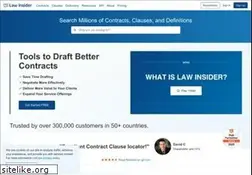 Sites similar to lawinsider.com