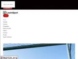 Sites similar to lawinsport.com