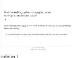Sites similar to lawmarketingsystems.typepad.com