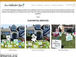 Sites similar to lawncelebrationsigns.ca