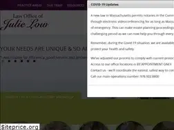 Sites similar to lawofficeofjulielow.com