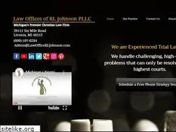 Sites similar to lawofficerljohnson.com