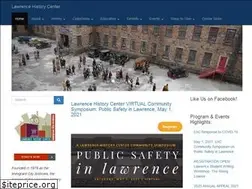 Sites similar to lawrencehistorycenter.org