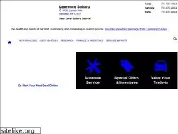 Sites similar to lawrencesubaru.com