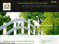Sites similar to lawrencevillefence.com