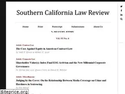 Sites similar to lawreview.usc.edu