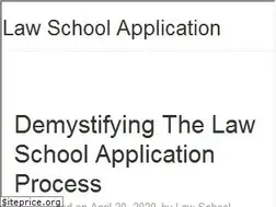 Sites similar to lawschoolapplication.org