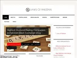 Sites similar to lawsofpakistan.com