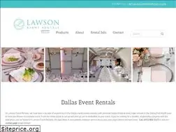 Sites similar to lawsoneventrentals.com