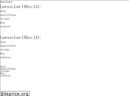 Sites similar to lawsonlawllc.com