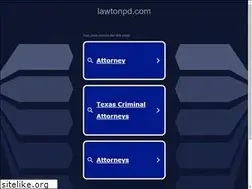 Sites similar to lawtonpd.com