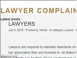 Sites similar to lawyer-complaint.org