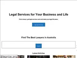 Sites similar to lawyer.com.au