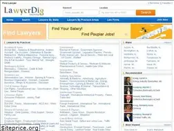 Sites similar to lawyerdigs.com