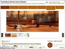 Sites similar to lawyerinbangalore.in