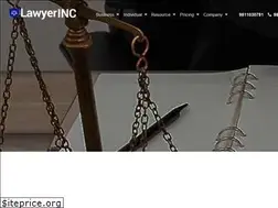 Sites similar to lawyerinc.net