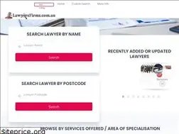 Sites similar to lawyersfirms.com.au
