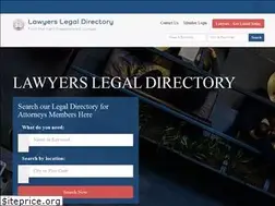 Sites similar to lawyerslegaldirectory.com