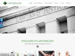 Sites similar to lawyerslist.com.au