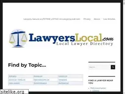 Sites similar to lawyerslocal.com