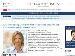 Sites similar to lawyersweekly.ca