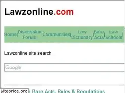 Sites similar to lawzonline.com