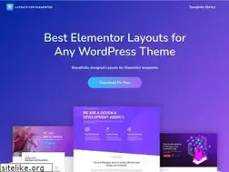 Sites similar to layoutsforelementor.com