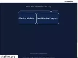 Sites similar to layspeakingministries.org