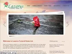 Sites similar to lazarusfuneralhome.com
