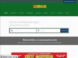 Sites similar to lazonaoeste.com