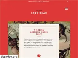 Sites similar to lazybearsf.com
