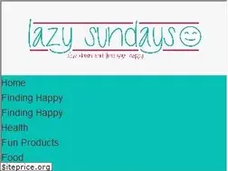 Sites similar to lazysundaysblog.com